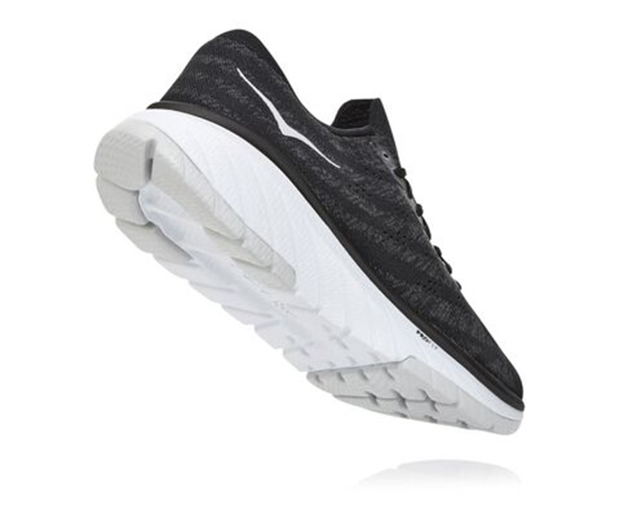 Hoka One One Mens Running Shoes - Cavu 3 - Black/White - SBWJ24875